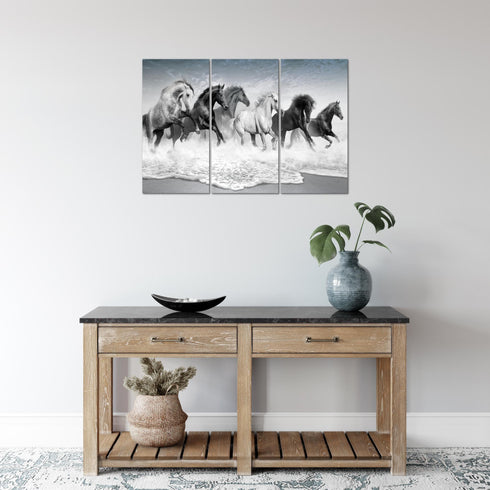 Wandbilder Wohnzimmer XXL Pferde Moderne Bilder Tiere